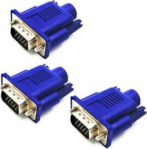 VGA Dummy Plug Headless Ghost Display Emulator Fit Headless-1920x1080@60hz-3Pack
