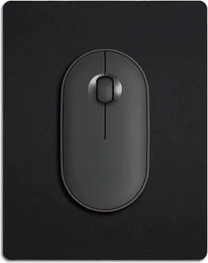 Black Small Mouse Pad, Portable Mini Mousepad for Wireless Mouse and Laptop | Tiny Mouse Mat with Non-slip Rubber Base & Waterproof Surface for Home Office - 5.5 x 7 Inches Black Small Mouse Pad, Portable Mini Mousepad for Wireless Mouse and Laptop | Tiny Mouse Mat with Non-slip Rubber Base & Waterproof Surface for Home Office - 5.5 x 7 Inches