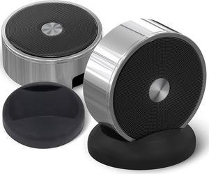 Bluetooth Speaker Set: Wireless Stereo Dual Pairing Portable Twin TWS System With Big Strong Rich Bass Hi-Fi Multi-Room Indoor Outdoor Use For Home Deck Pool Work Travel Party Camping Gift Decor Idea