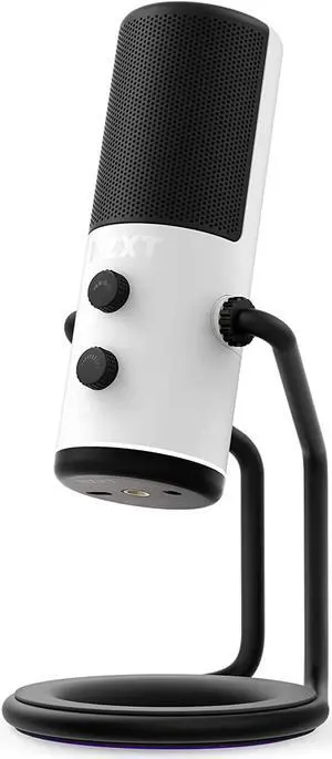 USB Cardioid Streaming, Gaming & Podcasting Microphone - Crystal Clear Voice Clarity - Built-in Shock Absorber - Easy Boom Arm Mounting - Twitch, Discord, YouTube - White