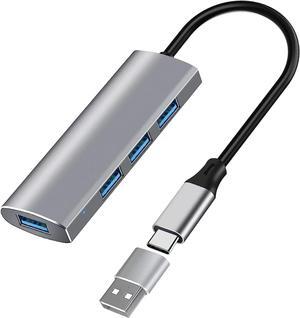 USB C to USB Hub,USB C Male to USB Female Hub,USB Female 3.0 Hub Adapter,USB to USBC-C Adapter,USB C Female to USB Male Adapter for MacBook Pro,iPad,iMac,Samsung Galaxy,Cellphone and Tablet