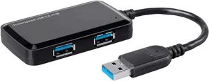 Monoprice 124260 Mini 4-Port USB 3.0 Travel Hub, Black Monoprice 124260 Mini 4-Port USB 3.0 Travel Hub, Black