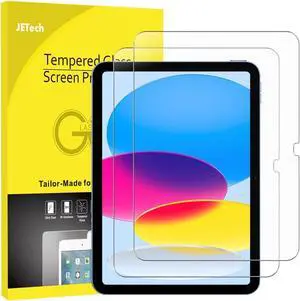 Screen Protector for iPad (A16) 11th/10th Generation (2025/2022) 9H Tempered Glass Film HD Clear 2-Pack