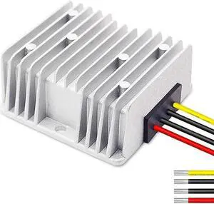 DC 12V Step Up to 24V Boost Converter 5A 120W DC Voltage Regulator Power Converter Adapter Waterproof Module Transformer for Golf Cart Club Car LED Light