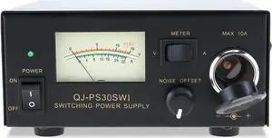 NORJIN 13.8V 30A DC Power Supply, Analog Regulated Bench Power Converter with Car Cigarette Lighter Socket & Noise Offset, AC to DC Converter for HAM Radio, CB Radio, Lab & Hobby Use