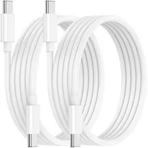 USB C to USB C Cable for iPhone15/Max/Pro/Mini 2 Pack 60W Usbc to Usbc Cord 6 feet Type Charging Cable for iPhone15/Pro max/Mini/Plus/MacBook/iPad Air/Mini/Pro/ 23+/23/22+/22