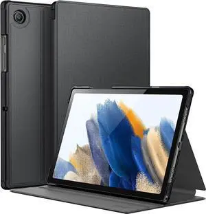 Case for  Galaxy Tab A8 10.5-Inch 2022 (SM-X200/X205/X207) Slim Folio Stand Protective Tablet Cover Multi-Angle Viewing Auto Wake/Sleep (Black)