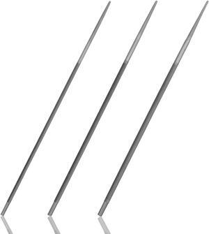 Xinshang  Chainsaw File,Pack Of 3 Chainsaw Files,5/32" (4.0 mm),3/16" (4.5 mm) and 7/32" (4.8 mm) Chainsaw Sharpener, Chain Sharpening Round Files to Sharpen Low Profile Saw Chains…