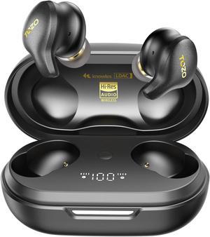 TOZO Golden X1 Wireless Earbuds Balanced Armature Driver and Hybrid Dynamic Driver, Bluetooth 5.3 Headphones OrigX Pro, LDAC & Hi-Res Audio, Environment & Active Noise Cancellation Headset, Black