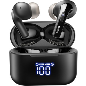 thumbnail image 2 of TOZO NC9 Wireless Earbuds – 6-Mic Hybrid Active Noise Cancelling, Bluetooth, Immersive Bass 2 of 5
