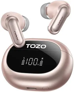 TOZO NC20 Active Noise Cancelling Wireless Earbuds, LDAC Hi-Res Sound Bluetooth Headphones, 6 Mics AI Call Ear Buds 80H Playtime, Dual Pairing, 32 EQ via App, IPX8 Waterproof, Wireless Charging Case TOZO NC20 Active Noise Cancelling Wireless Earbuds, LDAC Hi-Res Sound Bluetooth Headphones, 6 Mics AI Call Ear Buds 80H Playtime, Dual Pairing, 32 EQ via App, IPX8 Waterproof, Wireless Charging Case