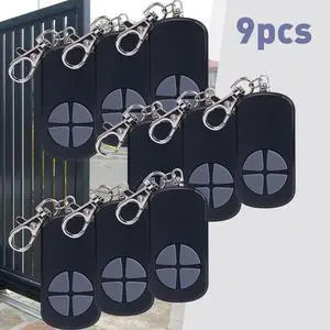 9Pcs 433.92 MHz Remote Control Wireless Backup Key f/Smart Sliding Gate Opener