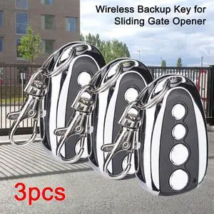 Automc Motor Remote Kit Chain 1400lbs Sliding Electric Gate Opener Set of 3
