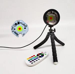 Romantic and Visual Night Sunset Lamp Remote Control Sunset Projection 16 Color Changing Sunset Light to Take Photos,Videos,Selfie,and Vlog