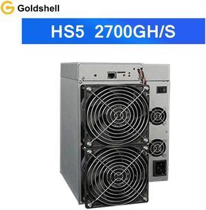 Goldshell HS5 2700GH/s 5400GH/s HNS or 5400GH/s 1500W SC Mining Machine Miner Home Riching