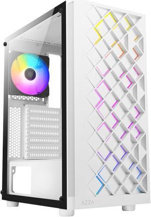 AZZA Spectra 280W / Gaming / ATX Mid Tower / Tempered Glass / White/ 240mm Radiator Support