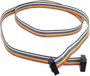 PLC Frequency converter panel extention line 10pin Female Color cable Frequency converter cable line 1m Female FPOR/FPG/FPO/FPO1