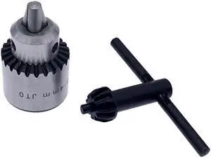 Mini Drill Chuck Micro 0.3-4mm JT0 Taper Mounted Drill Chuck and Chuck Key Lathe Accessories Adapter with Key