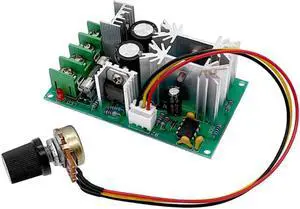 DC motor speed regulator 12V 24V 36V 48V High power drive module PWM Motor speed controller 20A current regulator