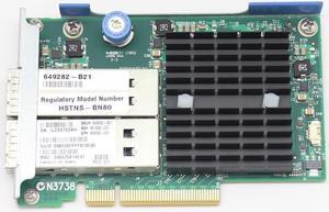 649282-B21 661686-001 656090-001 FOR InfinBand Dual Port FDR/EN 544FLR QSFP 10/40GB HCA Controller Card Smart Array Card