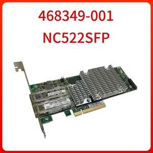 Server Adapter 468349-001 468332-B21 NC522SFP Dual 10 Bps 10G Ethernet SFP Port PCIex8 for HP Optical Network Card