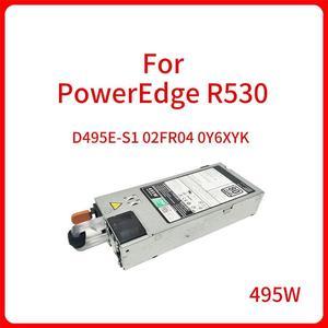 Genuine 495W PSU Switch Power Supply D495E-S1 CN-02FR04 CN-0Y6XYK For PowerEdge R530 495 Watt Server Switch 2FR04 Y6XYK