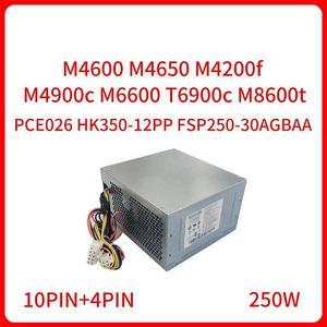 250W Power Switching PCE026 HK350-12PP FSP250-30AGBAA Server Power Supply 10pin 4pin For M4600 M4650 M4200f