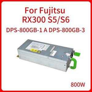 800W Server Power Supply Adapter DPS-800GB-1 A DPS-800GB-3 A for Fujitsu RX300 S5/S6 Server