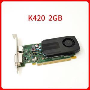 K420 2GB DDR3 128bit PCIe Graphics Video Card DP and DVI for Professional Graphics Card PS CAD Design Graphics Card