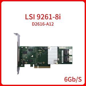 Smart Array Card LSI9261-8i PCI-E to D2616-A12 SATA SAS Raid 6Gbs 512MB Cache SFF-8087 6Gbs RAID0 1 5 6 Controller Card