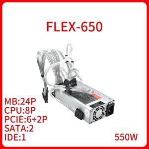 550W PSU FLEX-650 Switch Power Supply for Huntkey ITX Flex Nas Small 1U Full Modular Computer Server