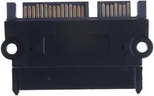 1PC 22Pin 7+15 Pin Male Plug to SATA 22Pin Female Jack Convertor Black M/F Adapter SAS SN 80*60*5mm