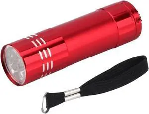 Ultraviolet 9 LED Flashlight Black Purple Light Torch Light Lamp AAA Mini Protable Aluminum UV Years Product Unique DJ79101