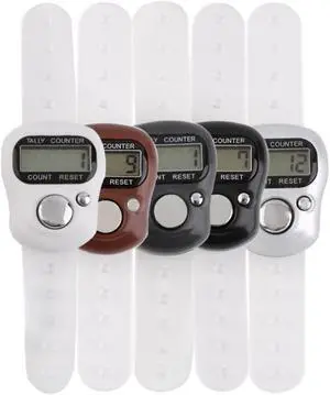 Mini Portable 5-Digit LCD Electronic Digital Golf Sports Universal Finger Hand Held Ring Tally Counter