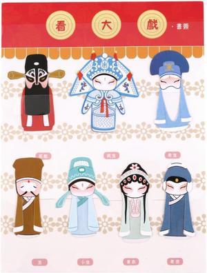 Chinese style Peking opera classical style bookmark stationery office utensils