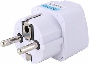 Universal UK US AU to EU AC Power Socket Plug Travel Charger Adapter Converter European Standard Adapter Plug Travel Plug