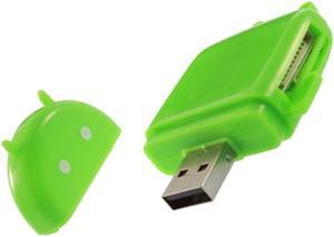 Lovely Cute Android Robot mini USB 2.0 Hi-Speed TF Micro Card Reader