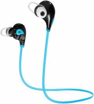 Headset Earphone Headphone Earpiece Sport Running Stereo Earbuds D-26 Blue Binaural Sports Headphones