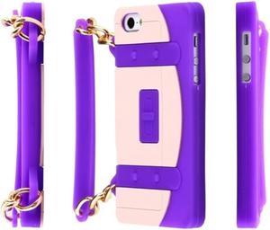 Fashion Silicone Handbag Style Case Cover for iphone 5 5S