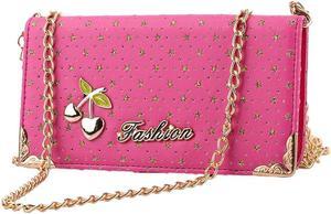 Fashion Cherry Stars CrossBody Bag Phone Case With Chain For iPhone6splus