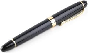 Upscale X450 Black Color Fountain Deep Twist Carven Medium Nib Gold Trim Fountain Pen Study Office Pens