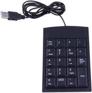 Small-size Wired Numeric Keypad Num Pad 19 Keys Mini Digital Keyboard For Accounting Teller Laptop Notebook Tablets Dropshipping