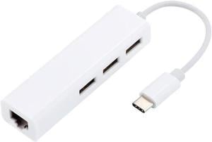 2021 USB 3.1 HUB Type C to USB Splitter RJ45 Ethernet Lan Adapter Hub Thunderbolt 3 USB-C Dock Adapter For Macbook PC