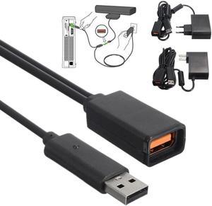 Black AC 100V-240V Power Supply EU Plug Adapter USB Charging Charger For Microsoft For Xbox 360  XBOX360 Kinect Sensor