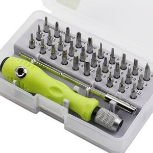 Practical 32 In 1 Multipurpose Precision Screwdriver Set Disassemble Electronic Repair Tools Kit For Cell Phone Laptop Tablet