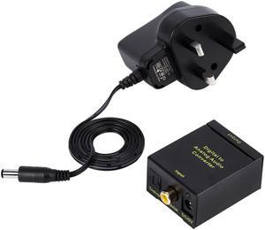 Tsing Digital SPDIF to Analog Stereo Audio L/R R/L Converter Adapter Exquisitely Designed Durable Gorgeous