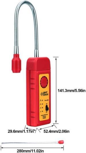 Natural Gas Leak Detector Determine Meter Combustion Gas Tester Analyzer Flammable Combustible Gas Leak High Sensitivity Sensor