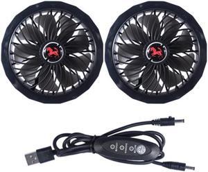 Air Conditioner Fan Men Outdoor Summer Coat USB Electric Fan Cooling Jackets Men 5V Air Conditioning Fan With Usb Cable Hot Sale