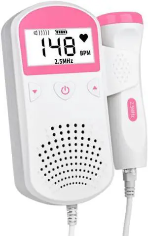 1 Set Doppler Foetale Hartslagmeter Lcd-scherm Geen Straling Pregancy Baby & Foetale Geluid Hartslag Detector Dropshipping