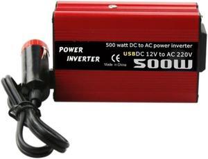 500W DC to AC Power Converter DC 12V to 110V 220V AC Car Inverter Automatic Transformer With Dual USB Car Adapter Dropshipping